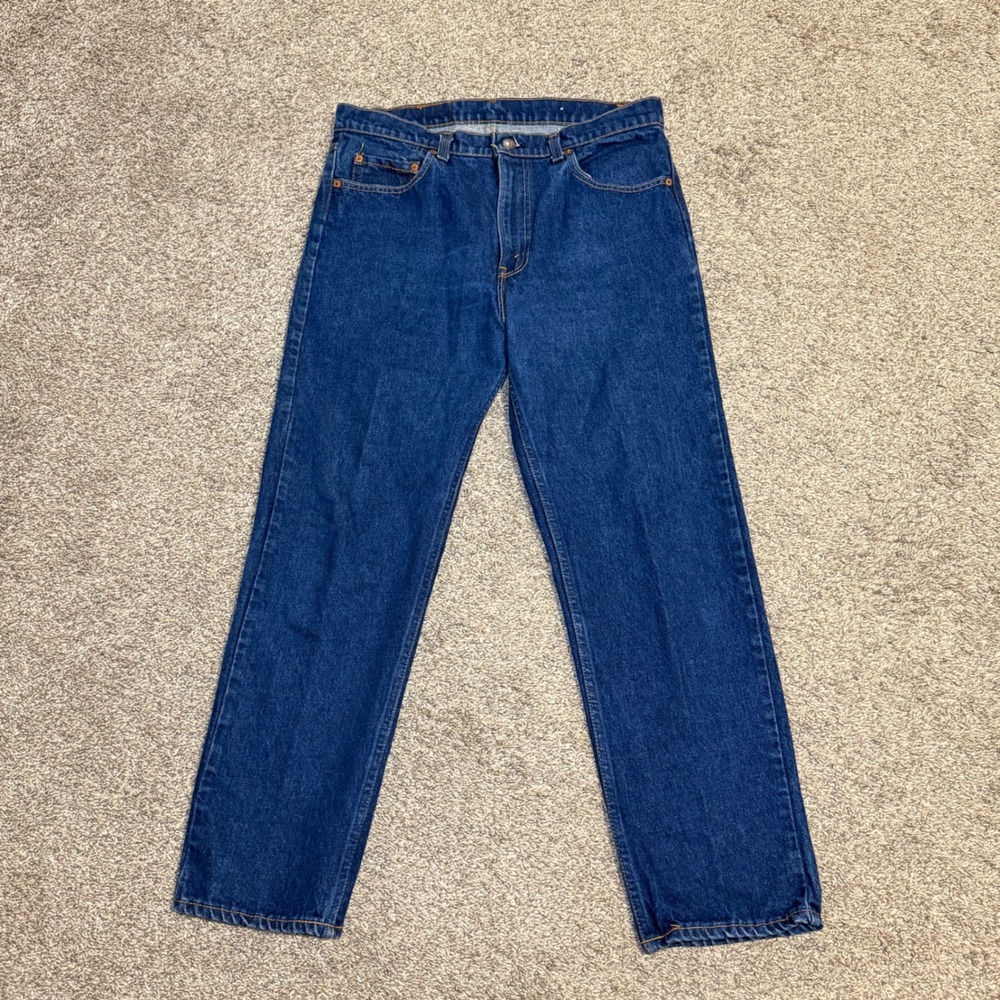 Vintage 1970s Levis 505 0217 Single Stitch Jeans Mens 36x29 Blue Straight USA